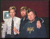 Kirk with Sam and Jerry Phillips